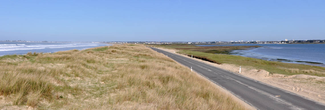 Entrée dans la presqu'île de Gâvres